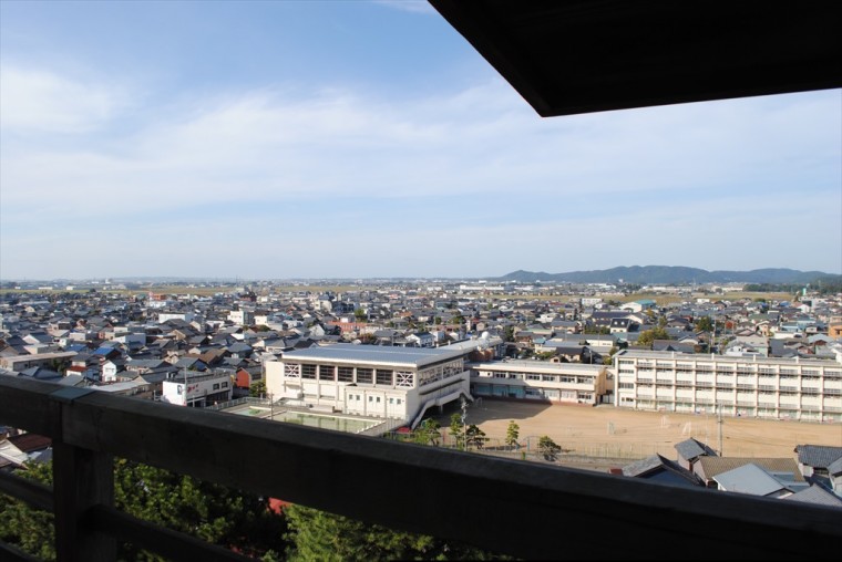 丸岡城からの眺望