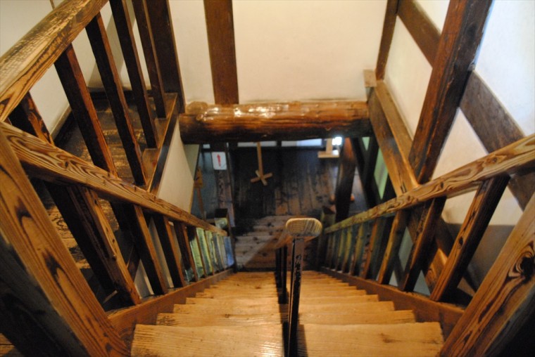 宇土櫓の階段