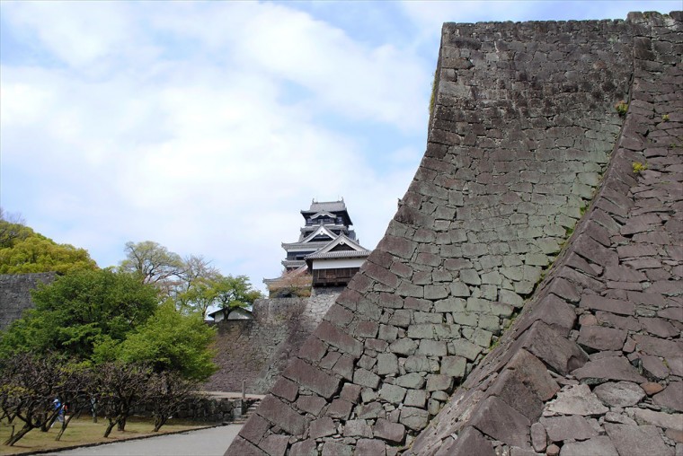 熊本城の二様の石垣