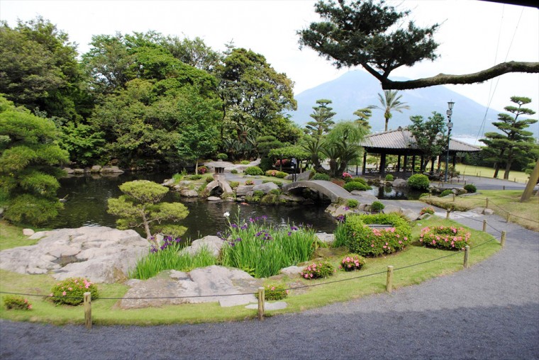 仙巌園の庭